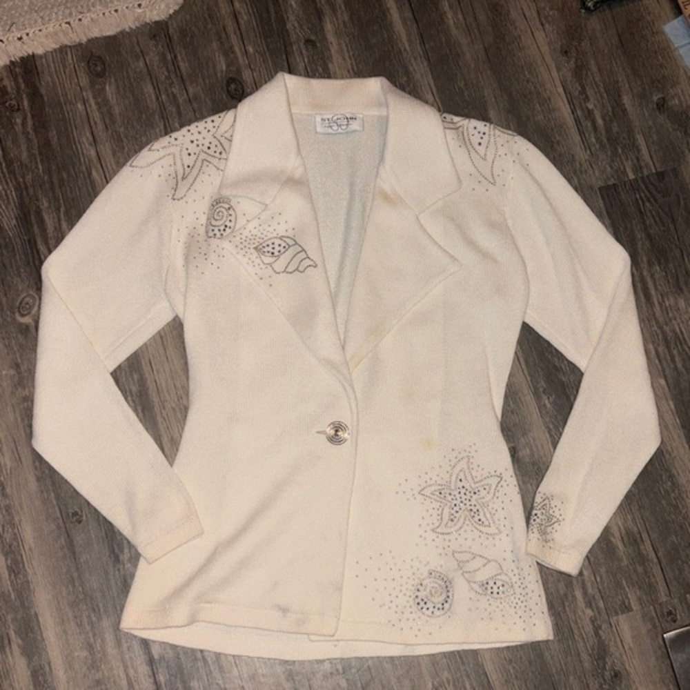 Vintage ST. JOHN nautical sweater/ blazer 
Womans small